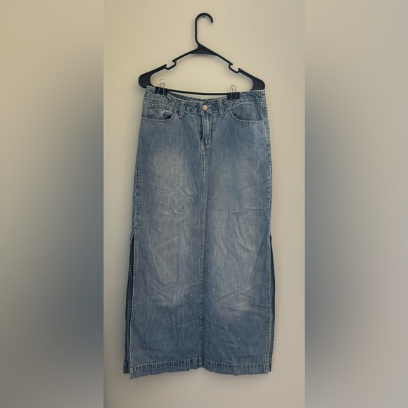 BKE Vintage Demin Maxi Skirt size 29 - Picture 1 of 3